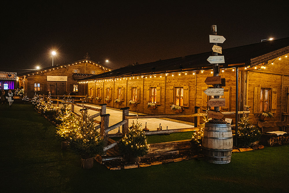 Winterhütten Nürnberg Festinstallation